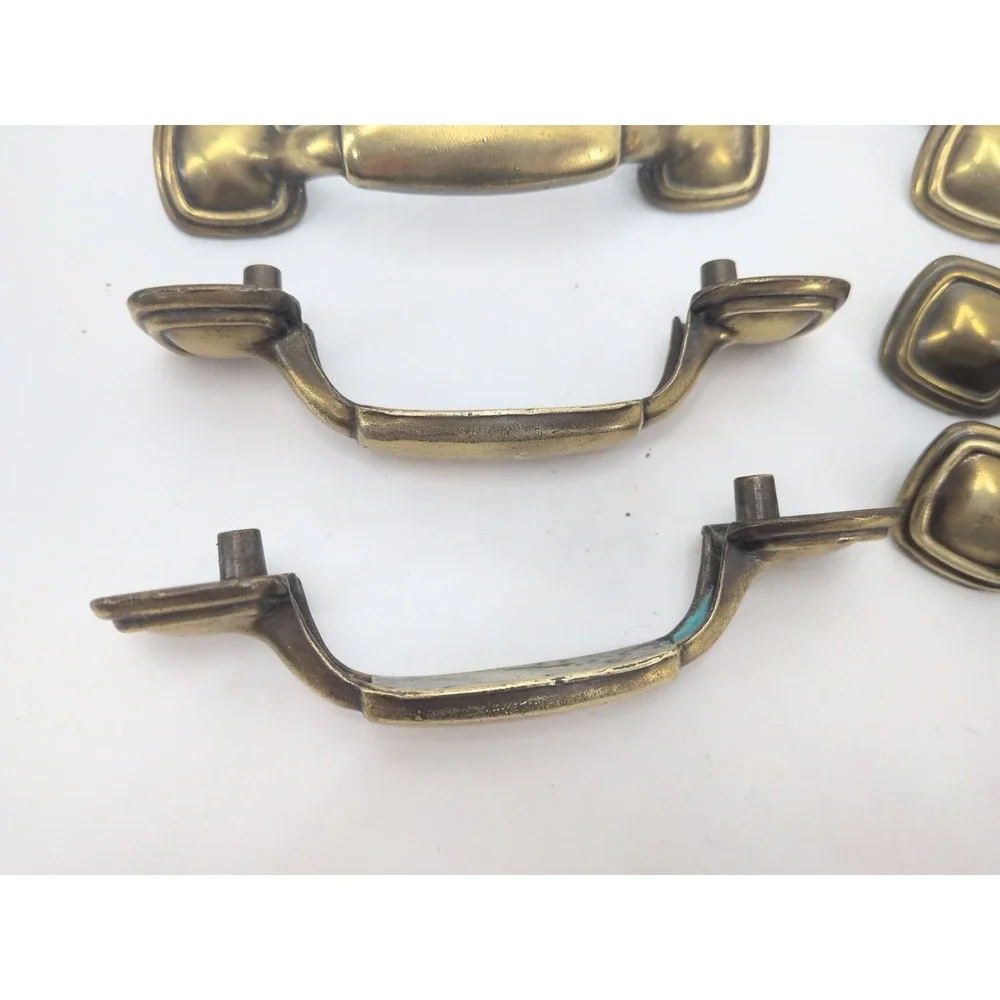 6 Keeler Brass Co N13344 Cabinet Drawer 1950s Pull Handle 3